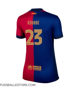 Günstige Barcelona Jules Kounde #23 Heimtrikot Damen 2024-25 Kurzarm